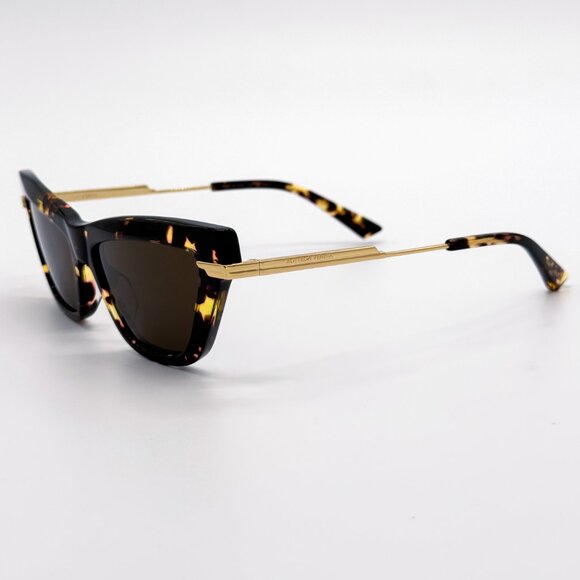 NEW BOTTEGA VENETA BV1241S 002 SUNGLASSES WOMEN HAVANA CAT EYE SUNGLASSES main image 7